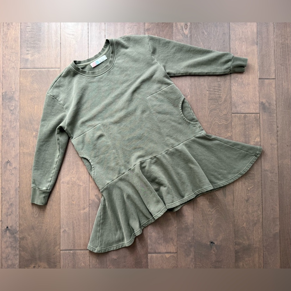 Free People Beach Long Sleeve Oversized Sweatshirt Dress